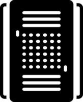 solid icon for summaries vector