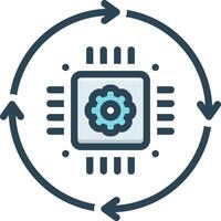 color icon for transform vector