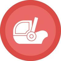 Baby car seat Vector Icon Design