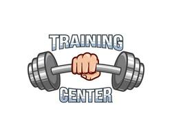 Gym Logo Design Vector Template. Training Center logo.