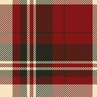Tartan scotland seamless plaid pattern vector. Retro background fabric. Vintage check color square geometric texture. vector