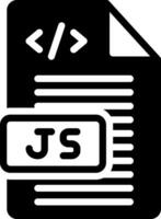 solid icon for js vector