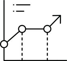 crecimiento negocio icono símbolo vector imagen. ilustración de el Progreso contorno infografía estrategia desarrollo diseño imagen