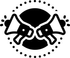 solid icon for instructions vector