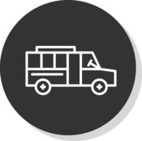 School bus Vector Icon Design