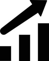 Growth business icon symbol vector image. Illustration of the progress outline infographic strategy  development design image