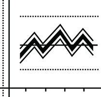 Growth business icon symbol vector image. Illustration of the progress outline infographic strategy  development design image