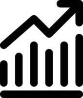 Growth business icon symbol vector image. Illustration of the progress outline infographic strategy  development design image