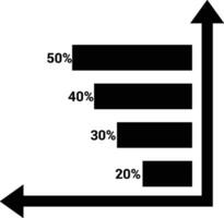 Growth business icon symbol vector image. Illustration of the progress outline infographic strategy  development design image