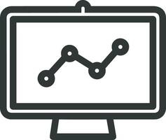 crecimiento negocio icono símbolo vector imagen. ilustración de el Progreso contorno infografía estrategia desarrollo diseño imagen