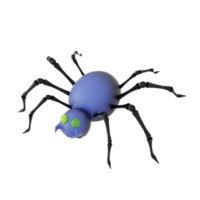 dia das Bruxas azul aranha png