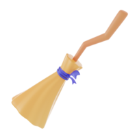 Halloween Broom Flying png