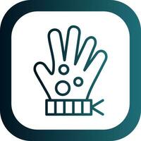 Glove Vector Icon Design