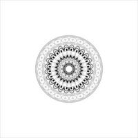 Flower mandala Design, white background. ethnic decorative elements with free vector 4