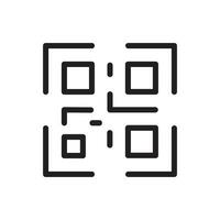 qr código icono ilustraciones vector gráficos