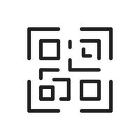 qr código icono ilustraciones vector gráficos