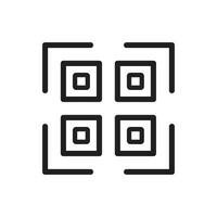 qr código icono ilustraciones vector gráficos