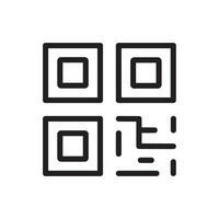 qr código icono ilustraciones vector gráficos