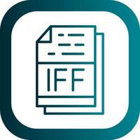 IFF File Format Vector Icon Design