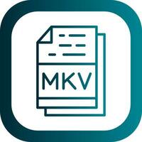 Mkv Vector Icon Design