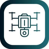 Drone Vector Icon Design