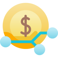 criptomoneda icono diseño png