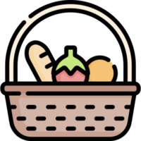 diseño de icono de cesta png