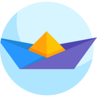 diseño de icono de barco png