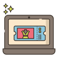 online event registration icon design png