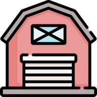 barn icon design png