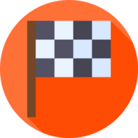 terminar bandera icono diseño png