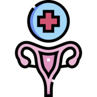 cervical cáncer icono diseño png