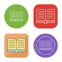 book Line icon vector