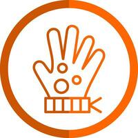 Glove Vector Icon Design