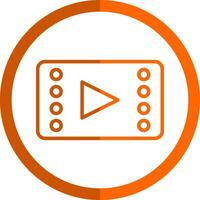 Video player Vector Icon Design