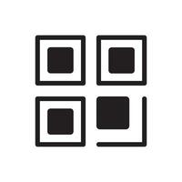 qr código icono ilustraciones vector gráficos