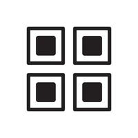 qr código icono ilustraciones vector gráficos