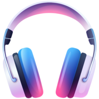 casque de musique illustration ai génératif png