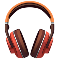 casque de musique illustration ai génératif png