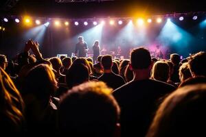 generativo ai. verano música festival el último celebracion de música y comunidad. foto