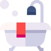 design de ícone de banheira png