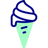 diseño de icono de helado png