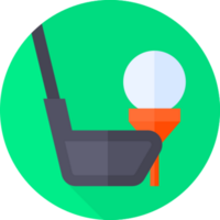 design de ícone de golfe png