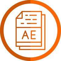 ae vector icono diseño