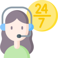 Customer care icon design png