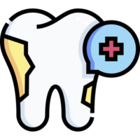 design de ícone de check-up odontológico png