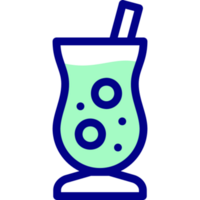 diseño de icono de cóctel png