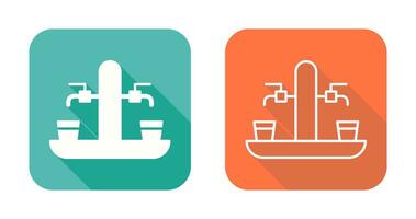 water Line Icon vector