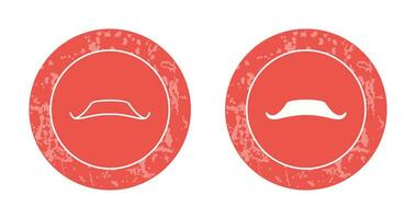 Moustache Line Icon vector