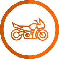 Motorbike Vector Icon Design